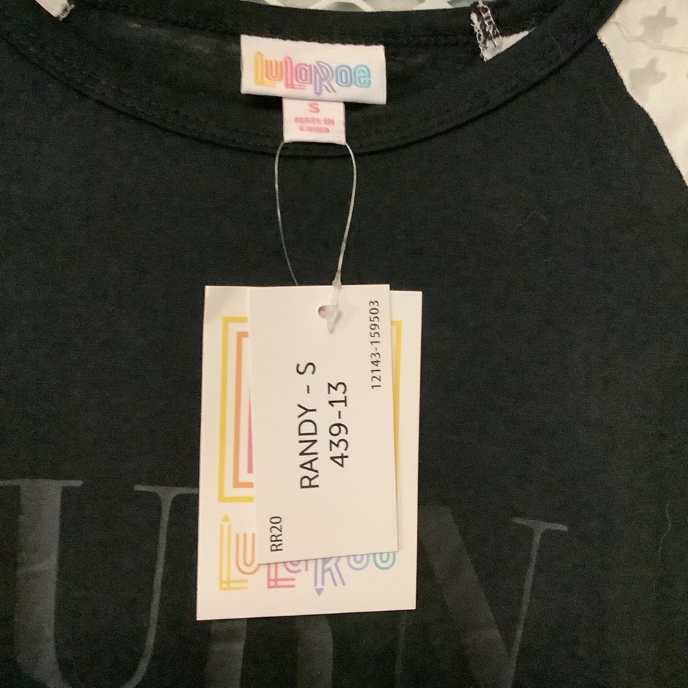 LuLaRoe Randy Raglan Tee - Picture 6 of 7